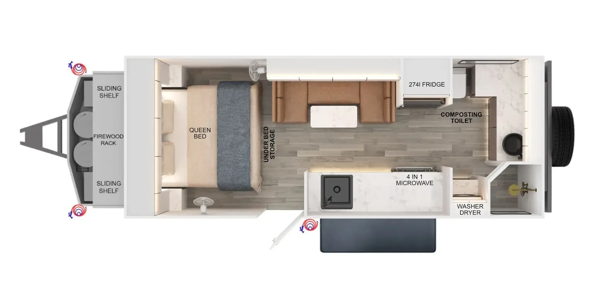 Top-down floorplan